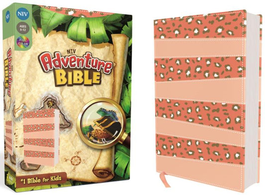 NIV, Adventure Bible, Leathersoft, Coral, Full Color