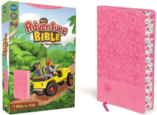 NIrV Adventure Bible For Early Readers (Full Color)-Hot Pink DuoTone