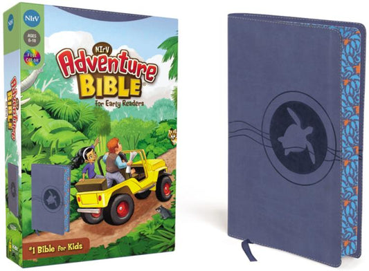 NIrV Adventure Bible for Early Readers, Italian Duo-Tone, Blueberry
