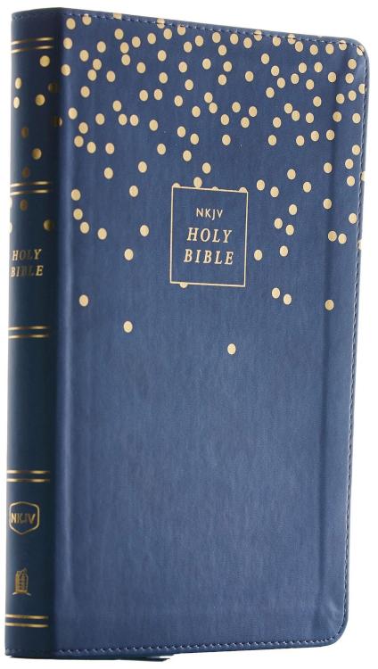 NKJV, Thinline Bible Youth Edition, Leathersoft, Blue