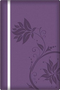 Biblia de la mujer conforme al corazón de Dios: Duotono morado (Spanish Edition)