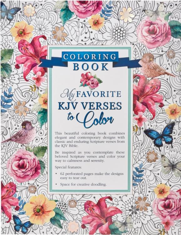 My Favorite KJV Verses to Color Coloring Book