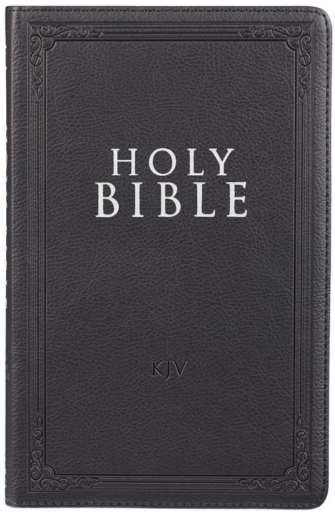 KJV Thinline Gift & Award Lux-Leather Black