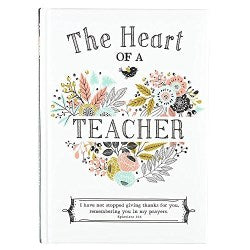 Gift Book Heart of a Teacher Padded Hardcover