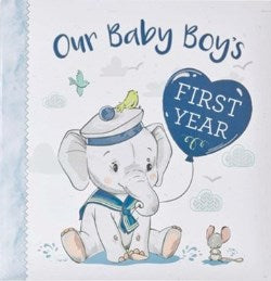 Our Baby Boy's First Year Memory Book