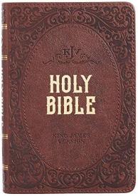 KJV Compact Bible--imitation leather, dark brown