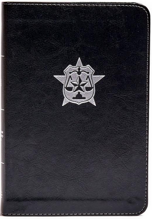 CSB Law Enforcement Officer's Bible, Black LeatherTouch