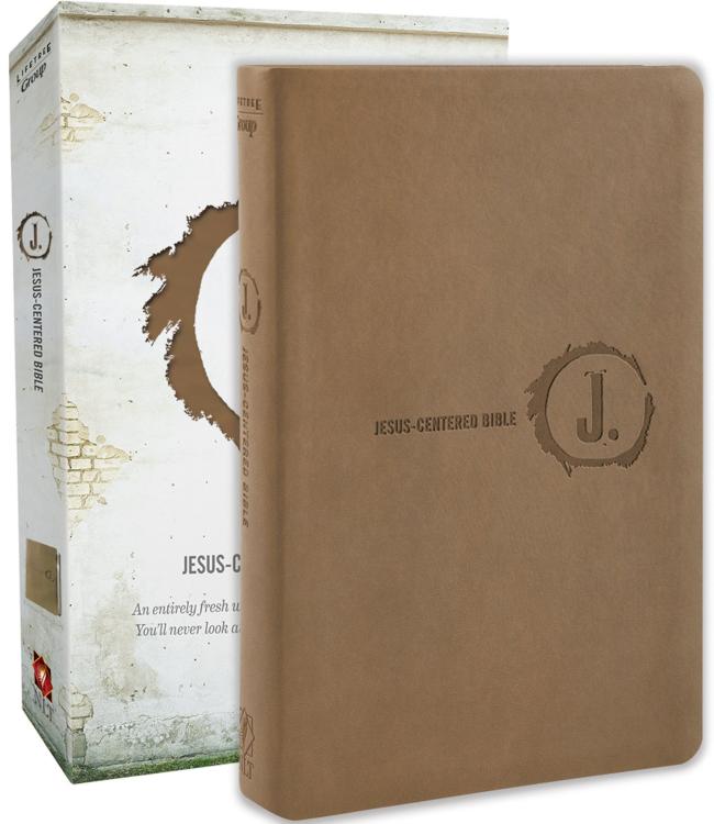 Jesus-Centered Bible NLT, Saddle