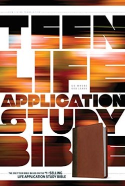 Tyndale NLT Teen Life Application Study Bible (LeatherLike, Brown), NLT Study Bible with Notes and Features, Full Text New Living Translation - Hardcover