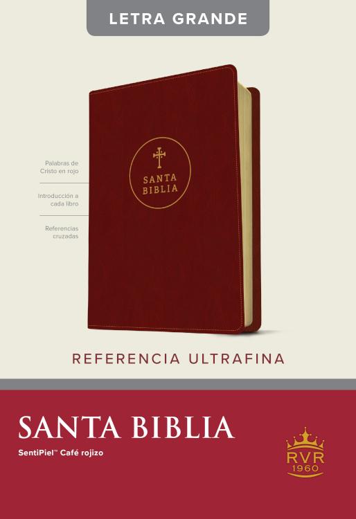 Santa Biblia RVR60, Edición de referencia ultrafina, letra grande burgundy