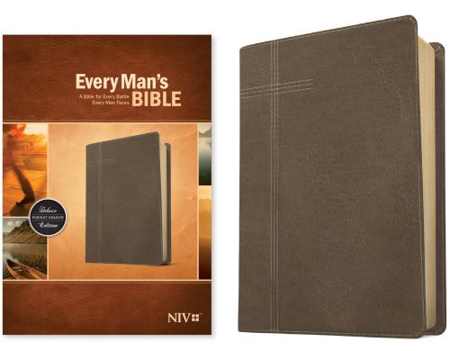 Every Man's Bible NIV (LeatherLike, Pursuit Granite), LeatherLike, Pursuit Granite