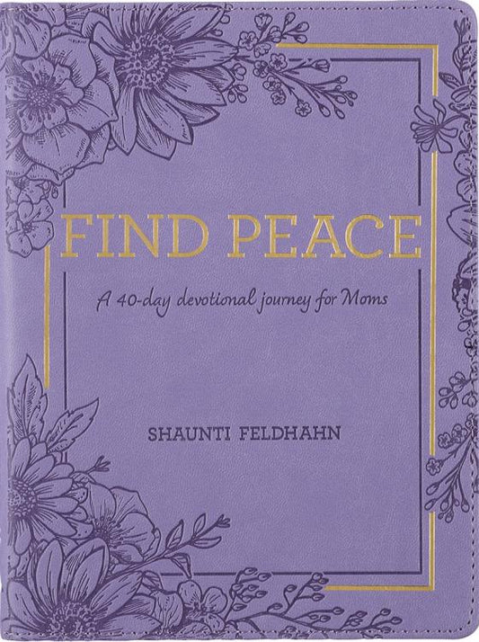 Find Peace for Moms, 365 Daily Devotions, Faux Leather
