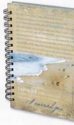 Footprints Large Hardcover Spiral Journal Image FeatureD