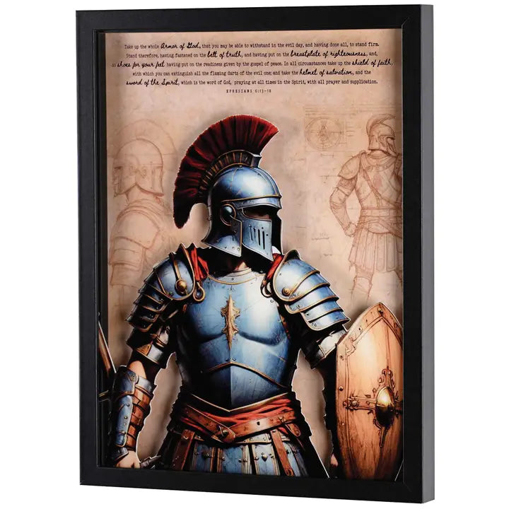 Framed Wall Art Roman Full Armor of God