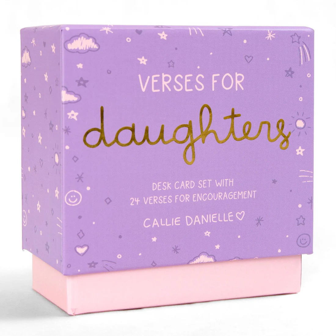 Verses For Daughters – Bible Verse Card Set with Display Stand
