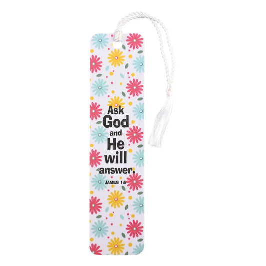 Ask God and He Will Bookmark