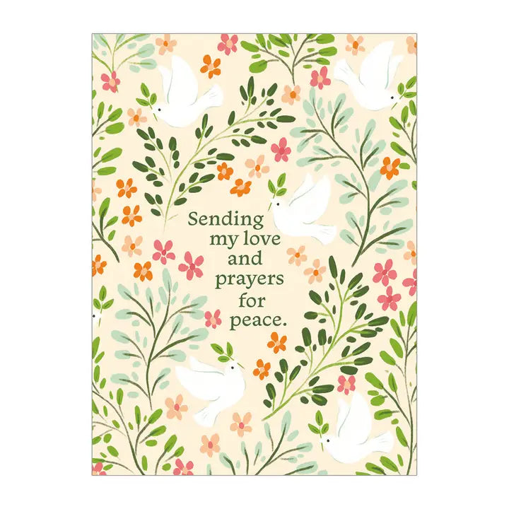 Dove & Branch - Faith Sympathy Card- SVC111980