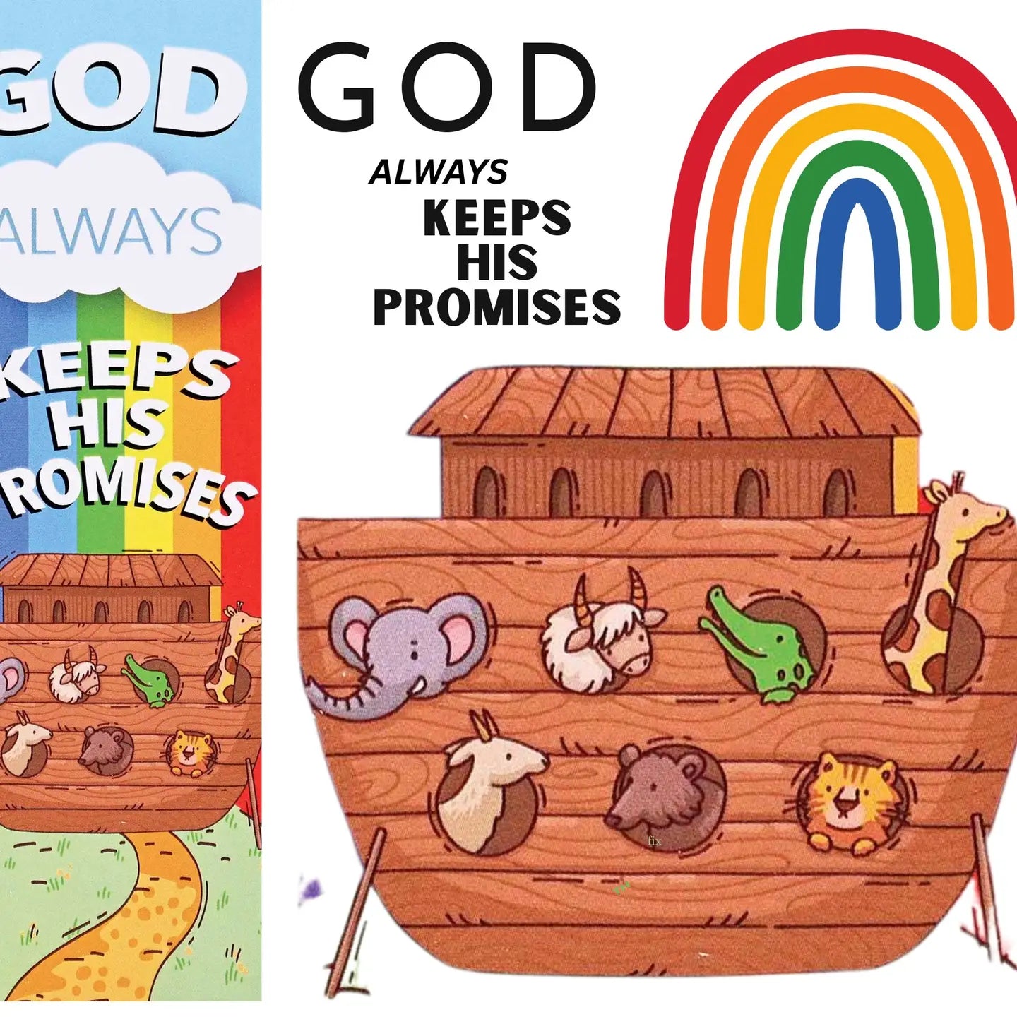Packaged Bookmarks God Always 2X6 12-Pk