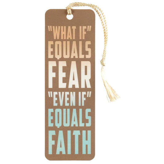 What If Equals Fear Bookmark Tassel