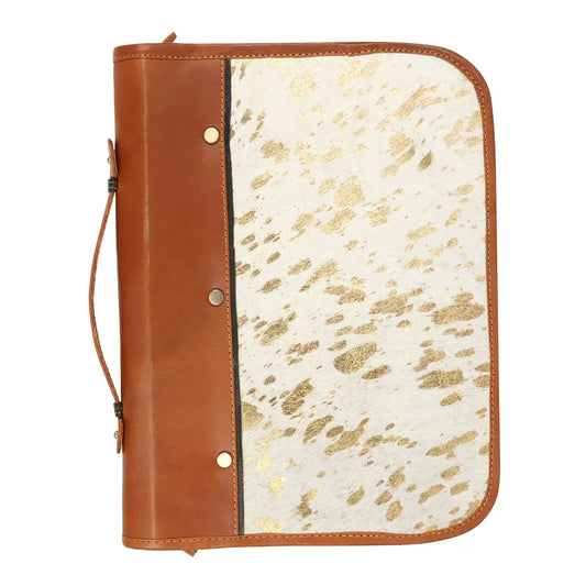 Bible Cover White Hairon Large