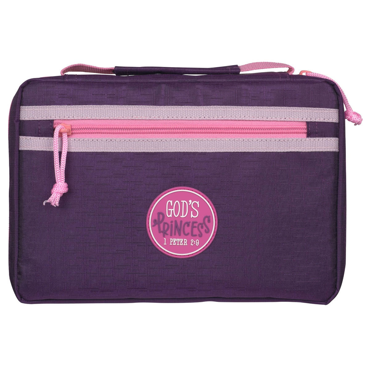 God's Princess Purple and Pink Bible Case - 1 Peter 2:9, Large
