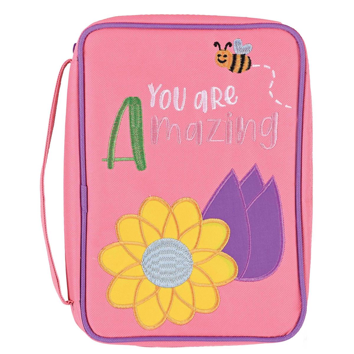 Kids Bible Cover Pink Bee You Are