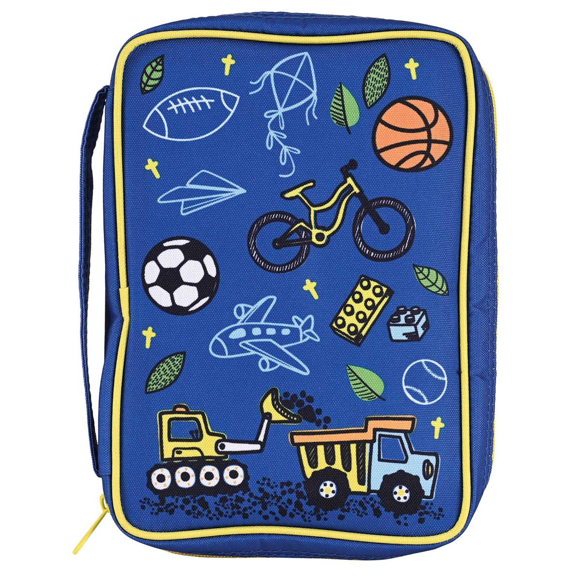 Kids Bible Cover Blue I Can Do All