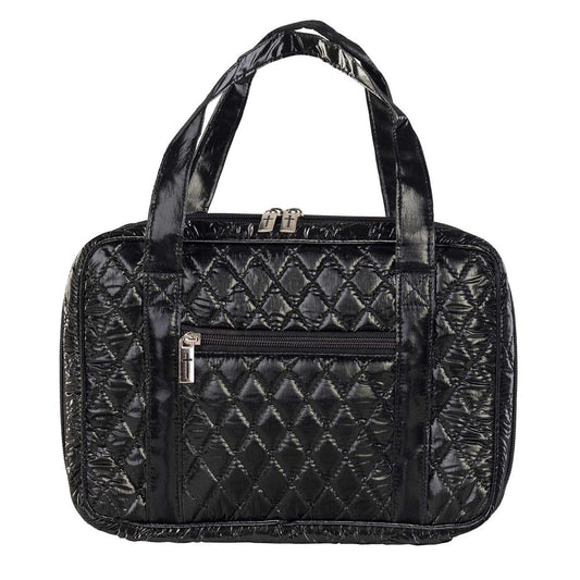 Bible Cover Black Quilted Polyster Large