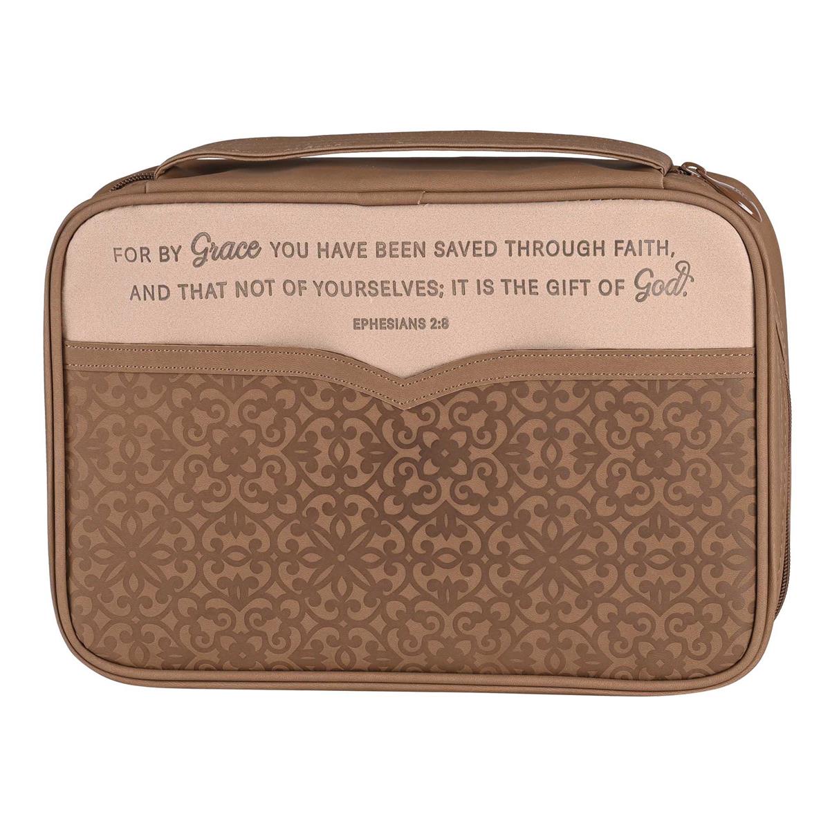Bible Case Vinyl By Grace Eph.2:8 Large