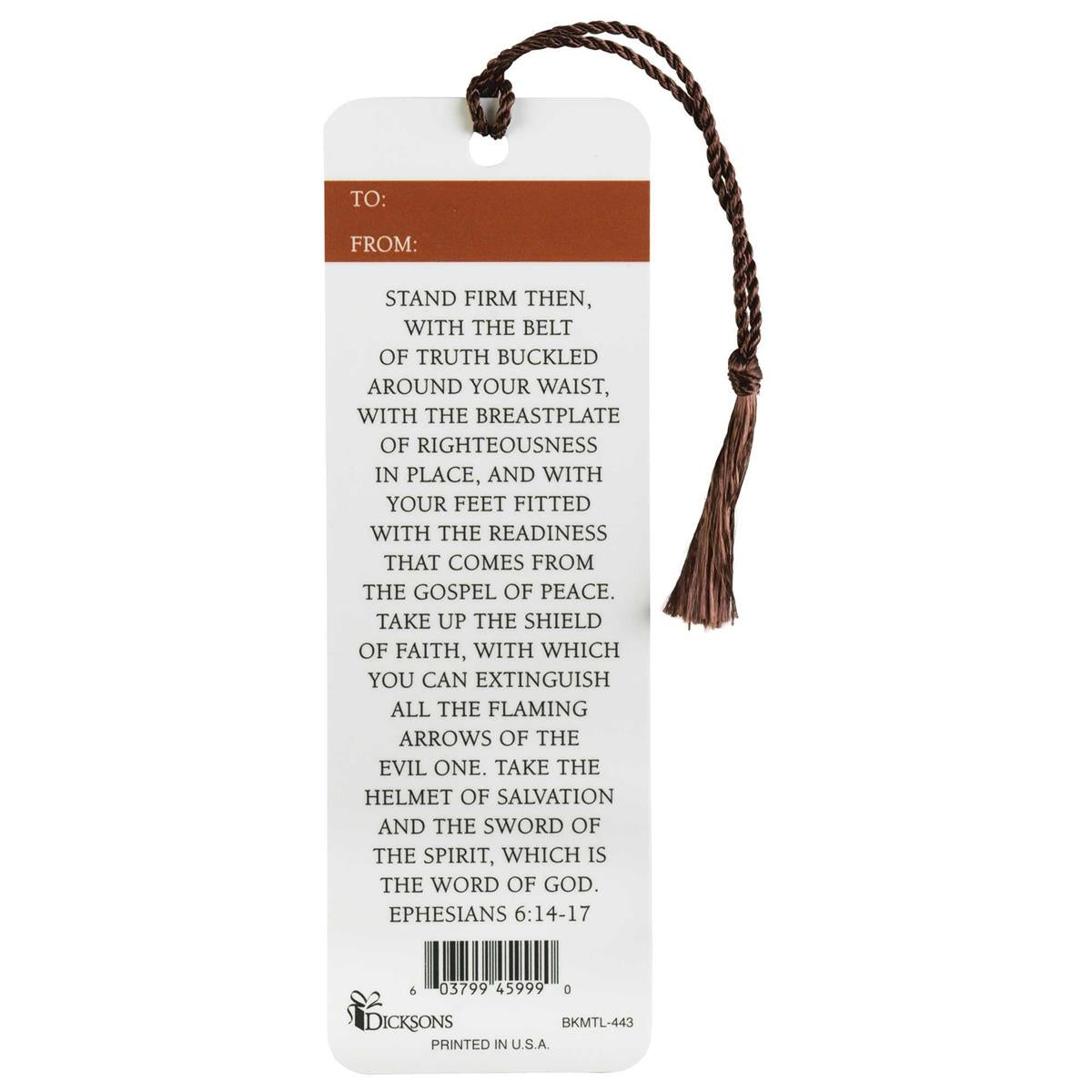 Tassel Bookmark Full Armor Of God