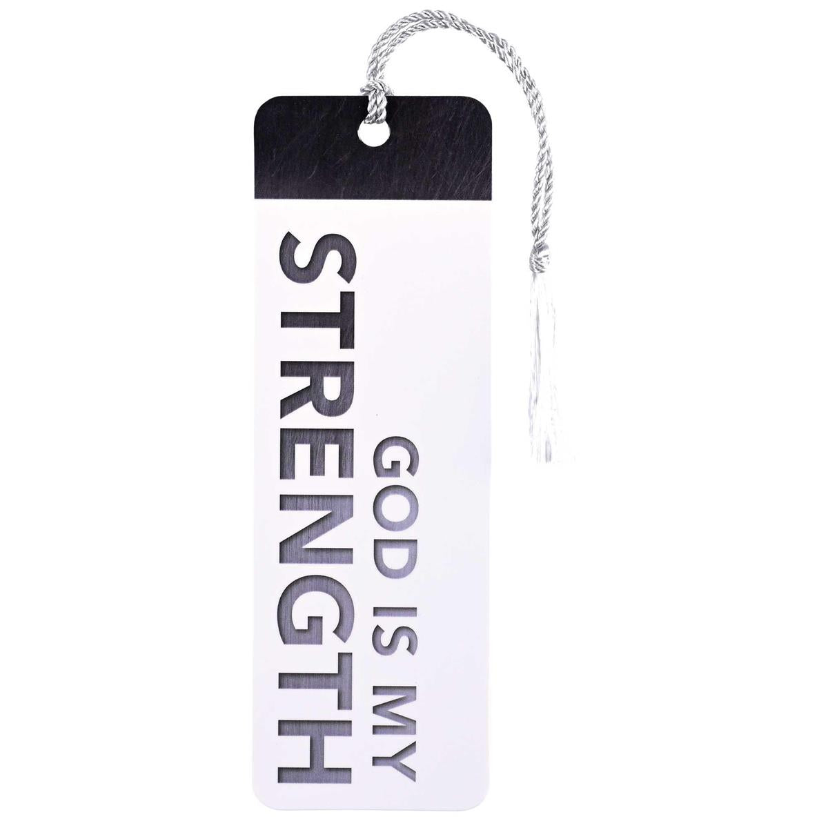 Tassel Bookmark God Is My Strength