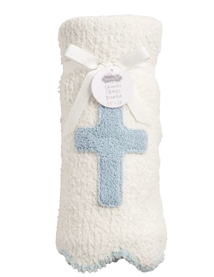 Chenille Cross Blanket