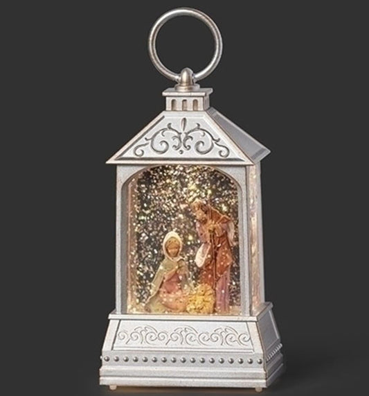 Fontanini 5" LED Holy Family Lantern Mini Dome