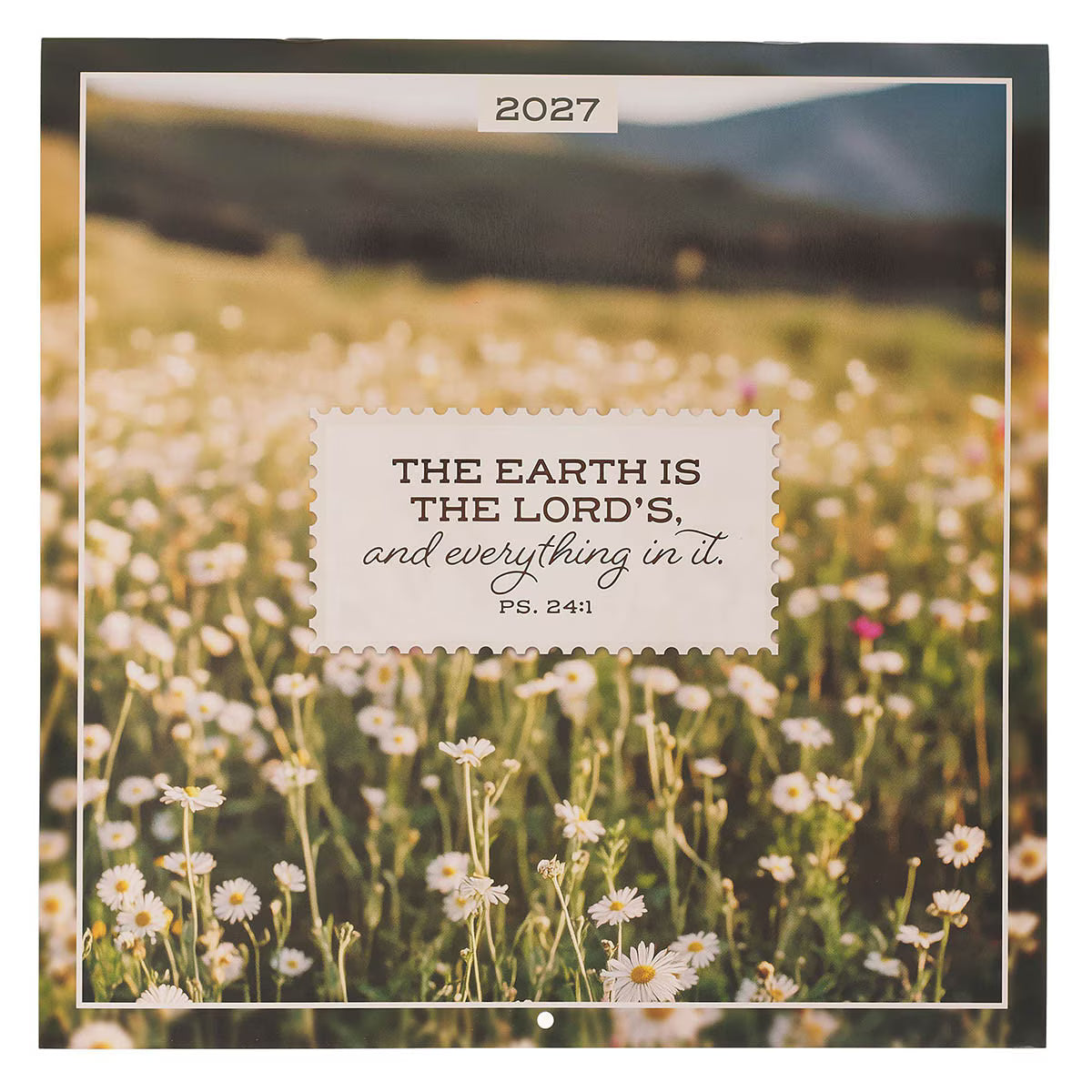 2027 The Earth is the Lord’s Large Wall Calendar - Psalm 24:1