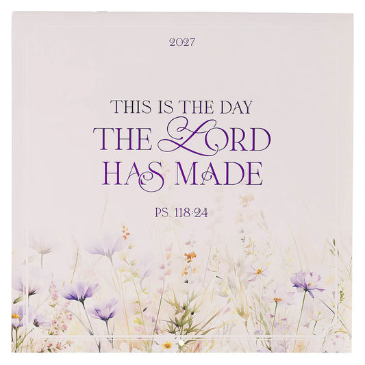 2027 This is The Day Large Wall Calendar - Psalm 118:24