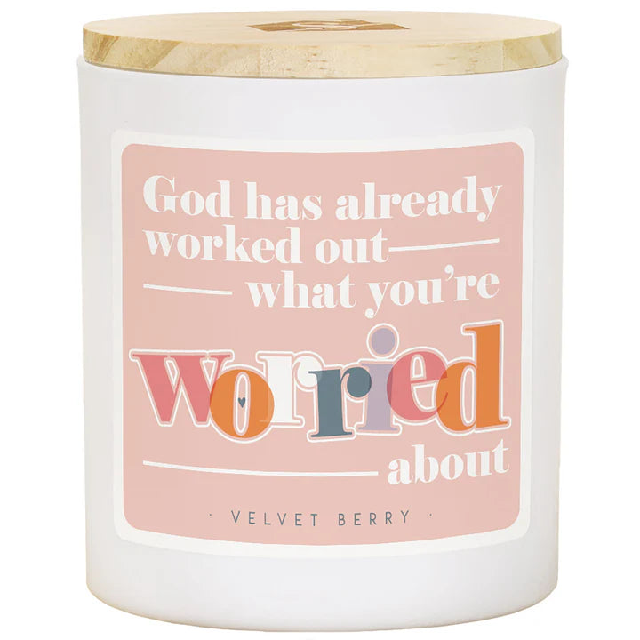 Candle-Worried About Overlap -Velvet berry