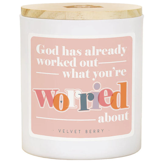 Candle-Worried About Overlap -Velvet berry