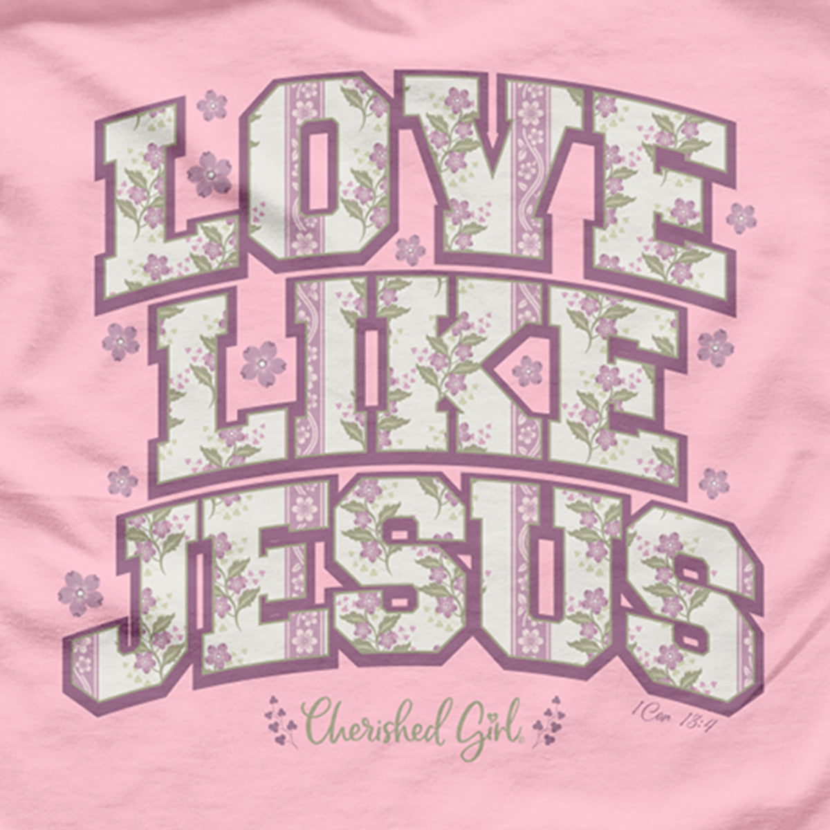 Cherished Girl Long Slv T - Love Like Jesus