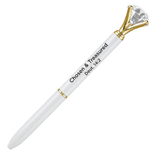 White Gem Pen - Chosen