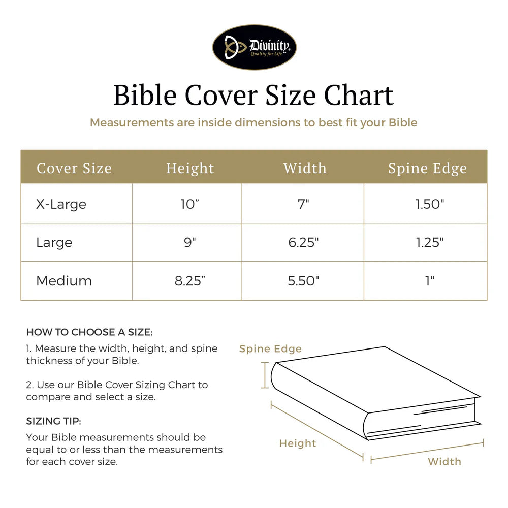 Bible Cover: Worship in Spirit & Truth, John 4:24 (Large)