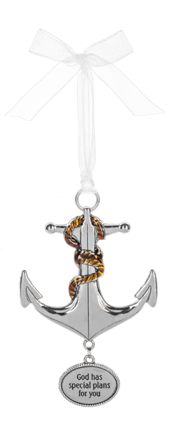 Anchor Ornament - God has special plans for you