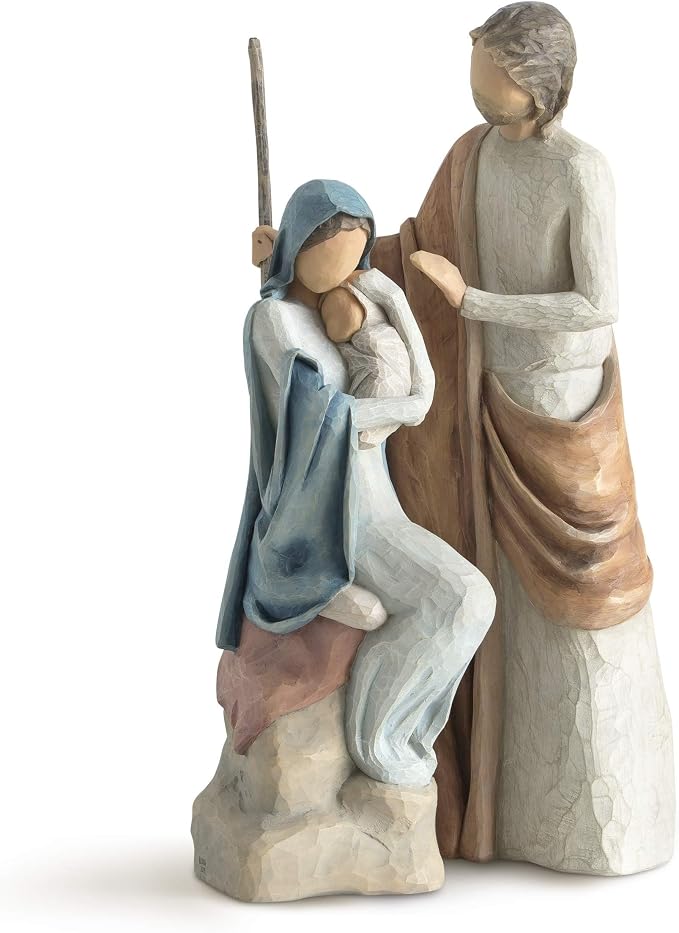 [has 3 boxes] Large Willow Tree The Holy Family- includes animals and backdrop