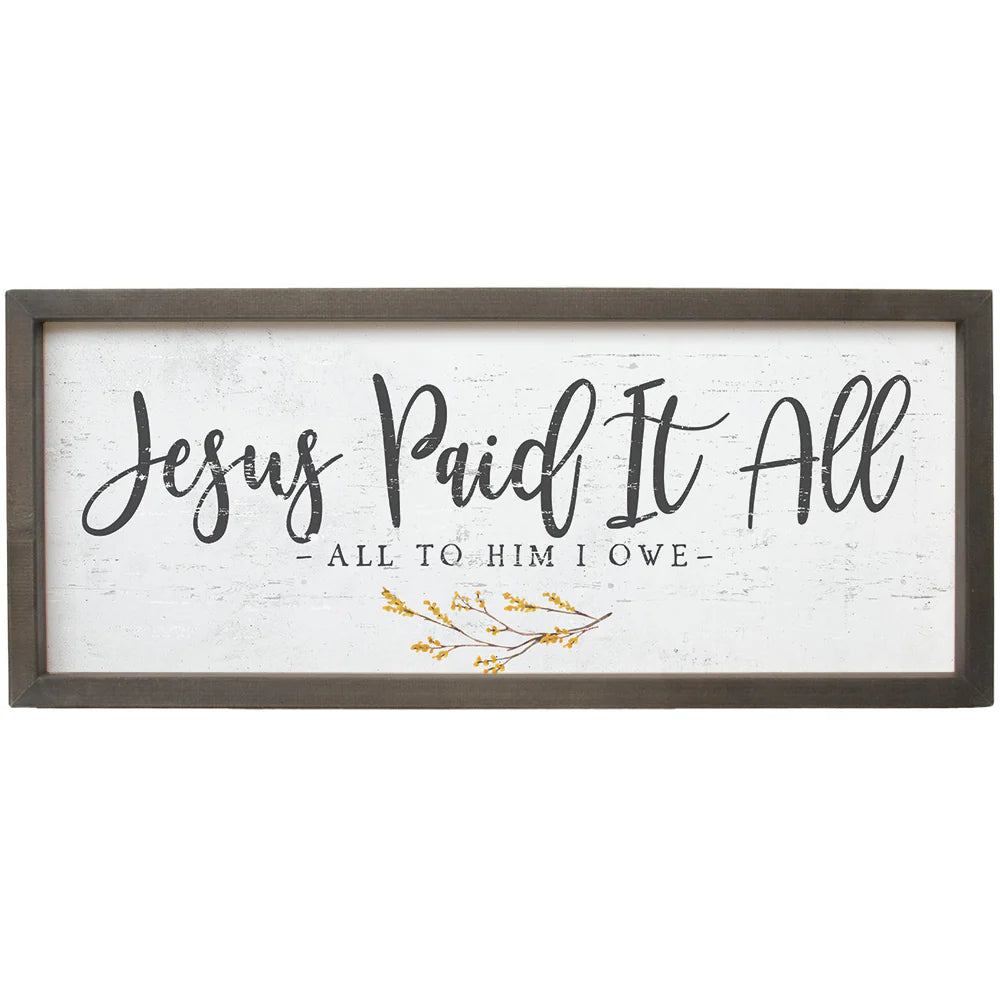Wall Art-Jesus Paid