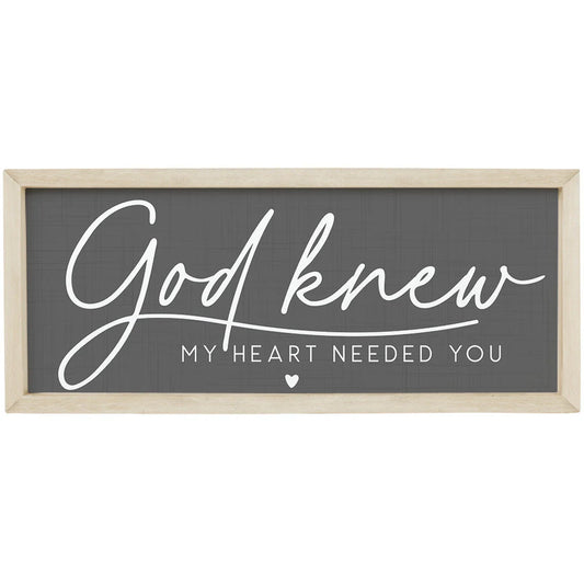 Wall Art-God Knew