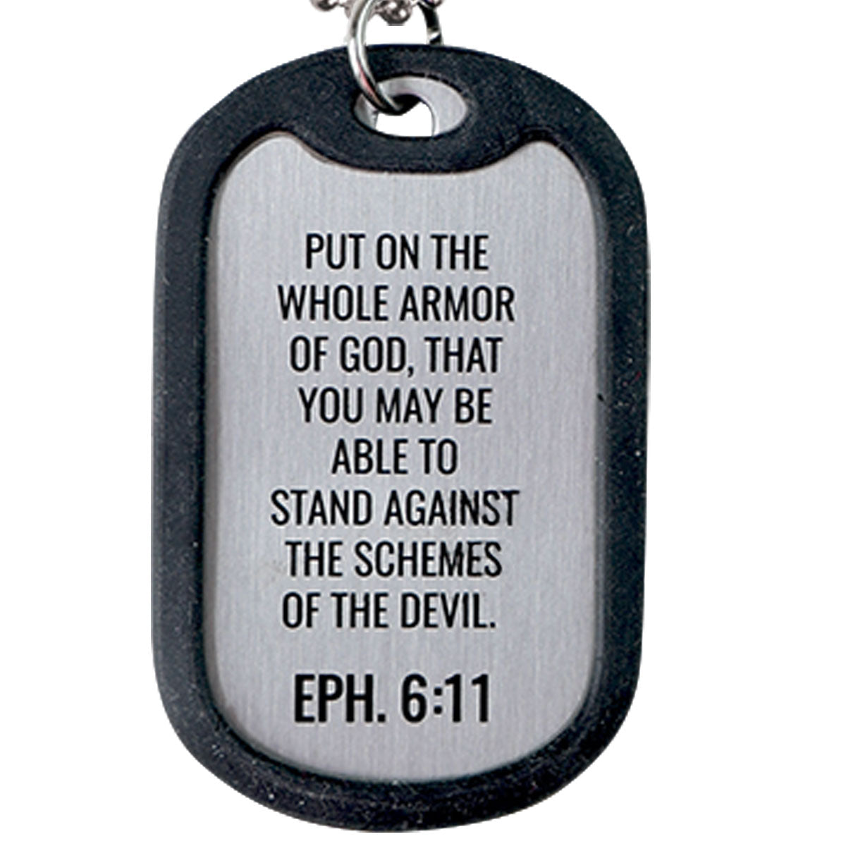 Faith Gear Dog Tag Necklace - Armor Of God