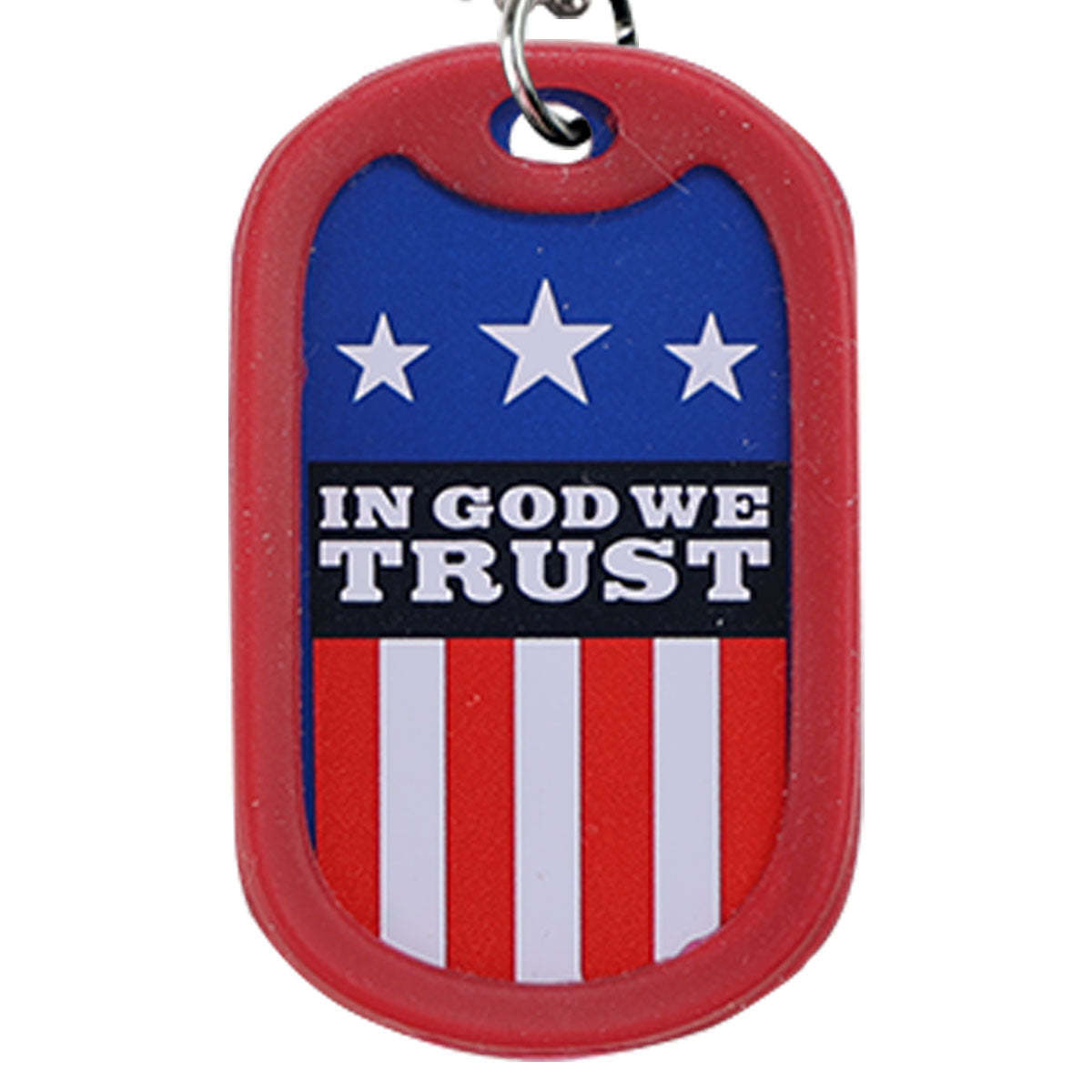 Faith Gear Dog Tag Necklace-  In God We Trust