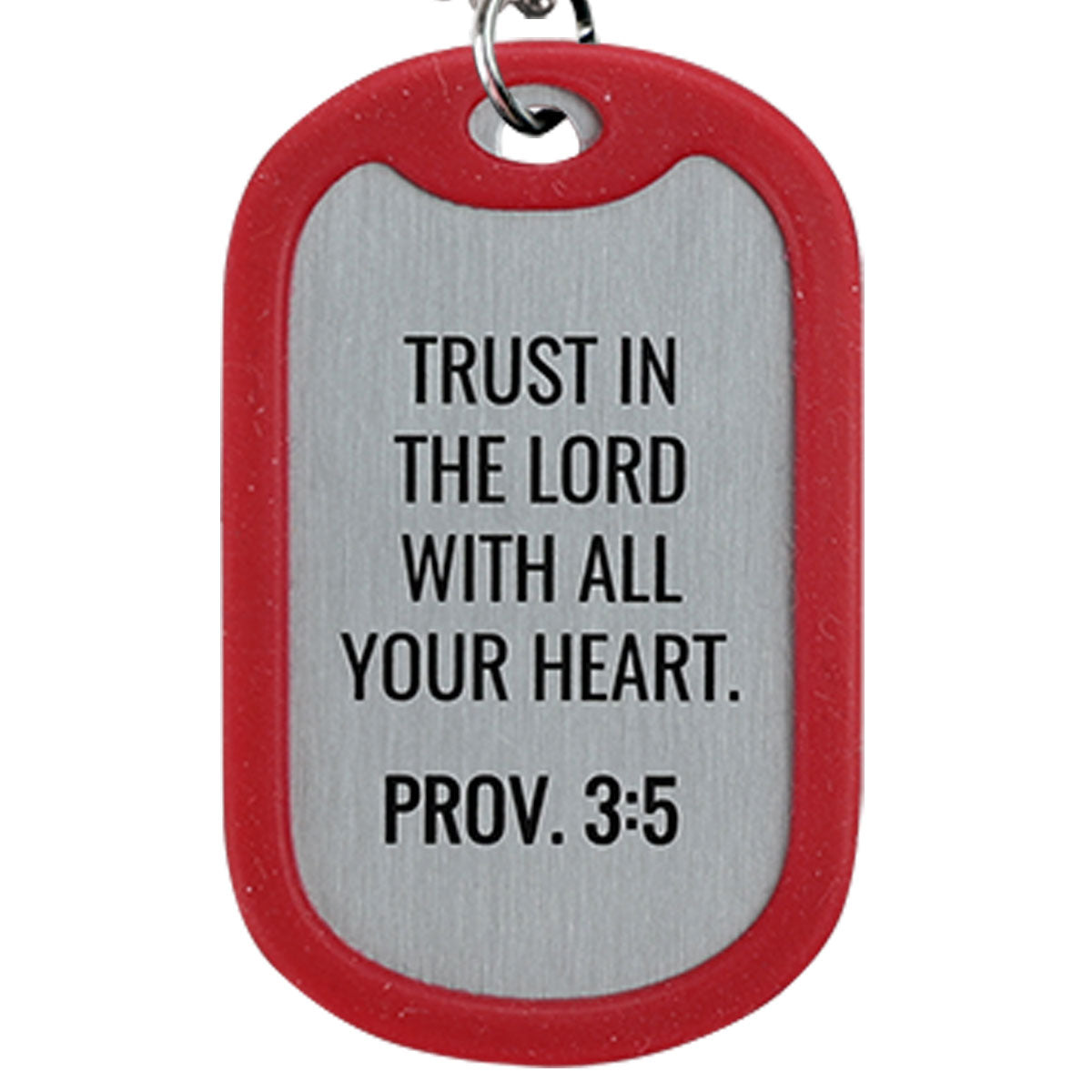 Faith Gear Dog Tag Necklace-  In God We Trust