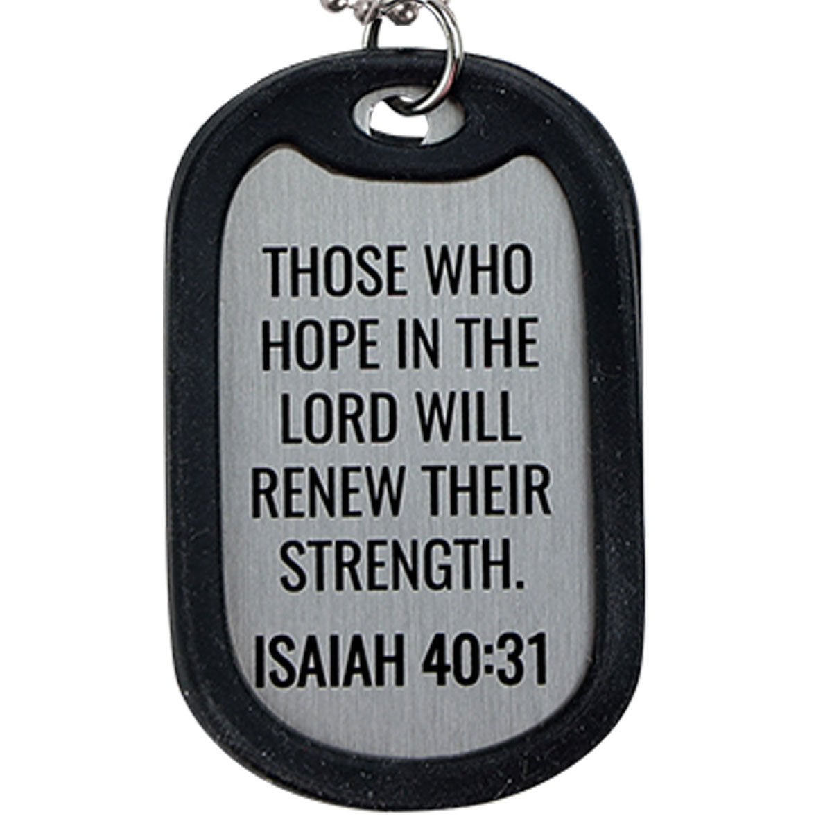 Faith Gear Dog Tag Necklace- Wings