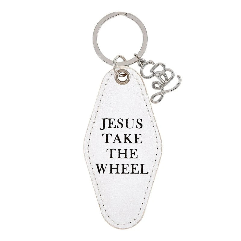 Leather Motel Key Tag
