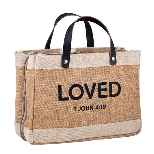 Loved- Market Tote Bible Cover